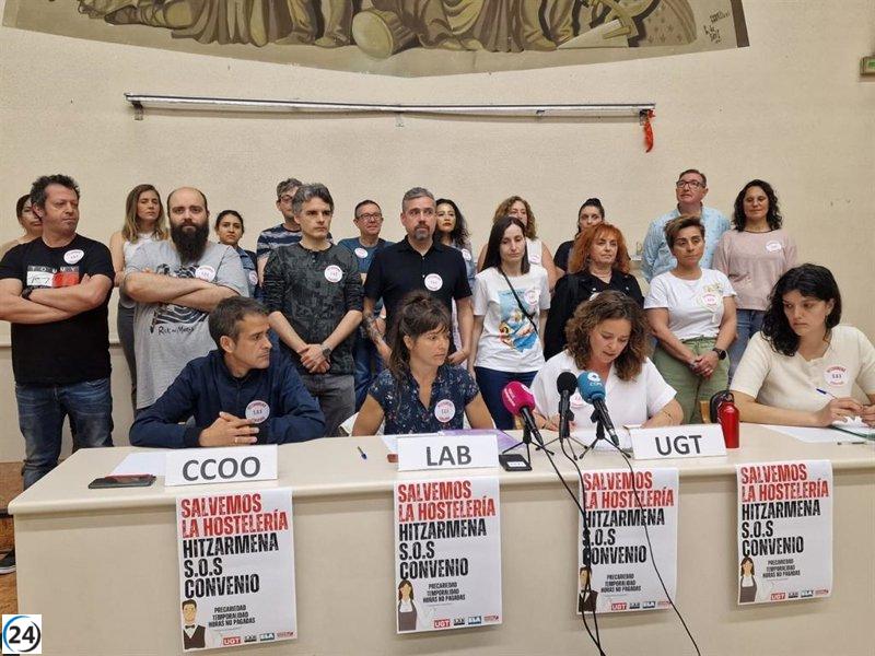 Sindicatos convocan huelga en hostelería por