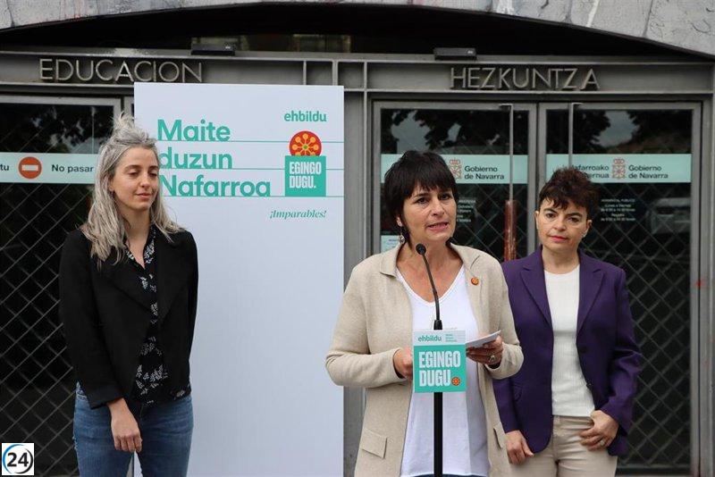 Propuesta de ley de educación foral basada en la realidad de Navarra por Aznal de EH Bildu.
