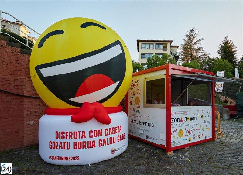 La Plaza de la Constitución será sede de la Zona Joven de San Fermín con actividades nocturnas.