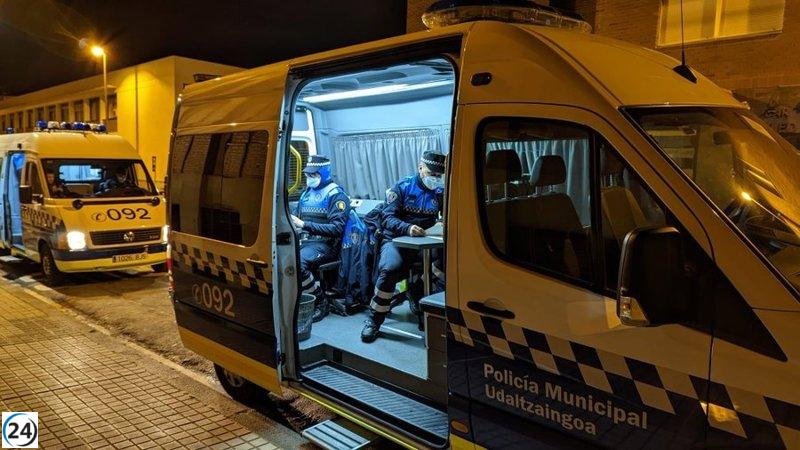 Detenido un conductor ebrio en Pamplona por circular en dirección contraria.
