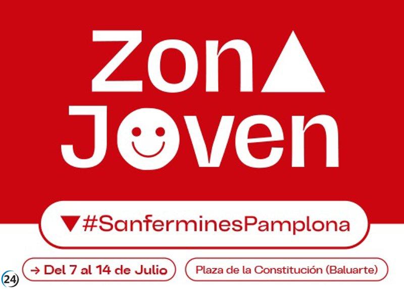 La Zona Joven de San Fermín arranca en la plaza de la Constitución con más de 40 propuestas del 7 al 14 de julio.