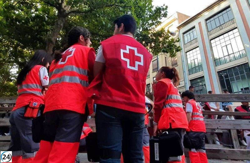 La Cruz Roja desplegará a 350 voluntarios en los Sanfermines de 2023.
