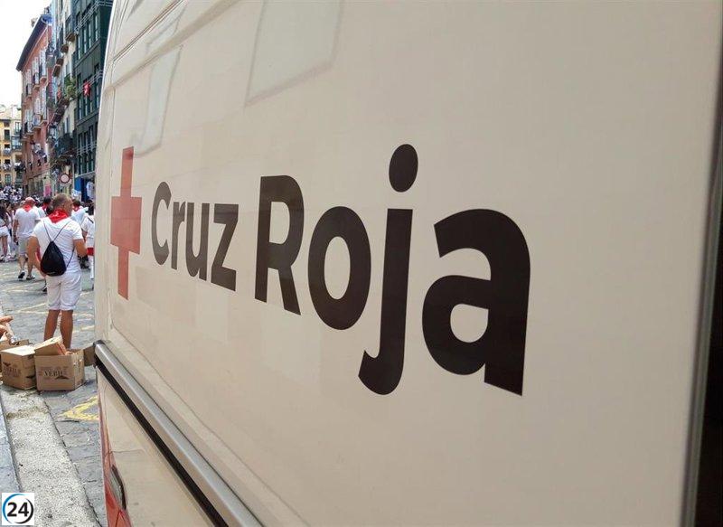 La Cruz Roja asiste a 16 individuos en el inicio de las festividades