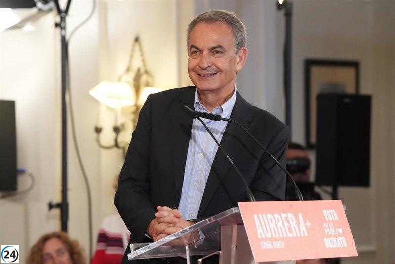 Zapatero celebra que los gobiernos de Chivite y Sánchez han llevado a Navarra y España a su mejor momento histórico
