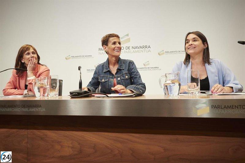 Chivite, Barkos y Alfaro aprueban el pacto por