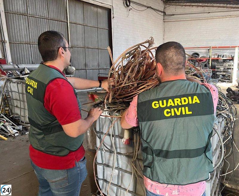 Grupo criminal que robaba en polígonos industriales de Navarra, desarticulado por la Guardia Civil.