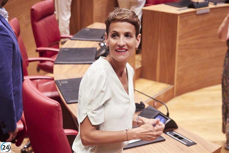 Chivite defiende el buen estado del empleo a pesar de las incertidumbres mundiales.