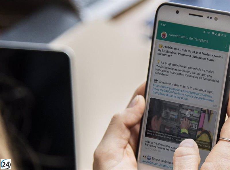 El Ayuntamiento de Pamplona adopta WhatsApp para facilitar la comunicación directa con los ciudadanos