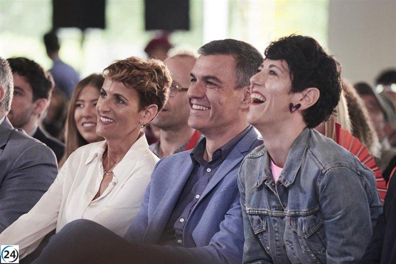 Elma Saiz, la nueva ministra, enaltece a Chivite y trae esperanza a Navarra y España