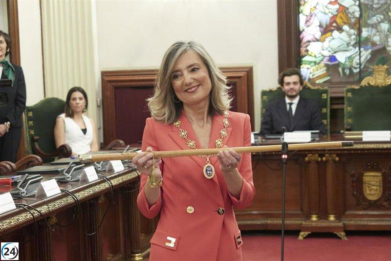 Cristina Ibarrola acusa al PSN de vender de forma vergonzosa a Pamplona en Madrid y Navarra.
