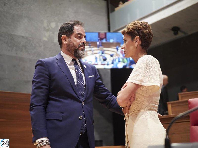 La postura evasiva de Chivite respecto a la moción de censura en Pamplona y su derivación al secretario de Organización del PSN