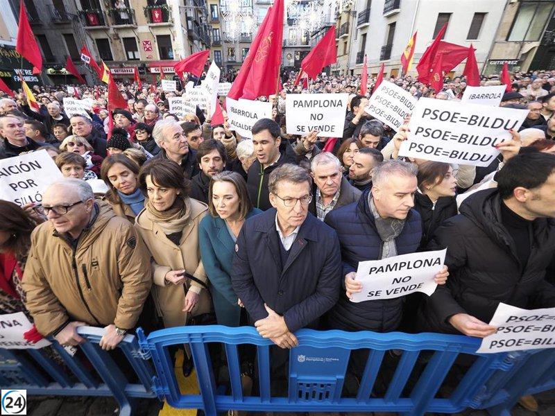 Feijóo critica la moción de censura en Pamplona llamándola