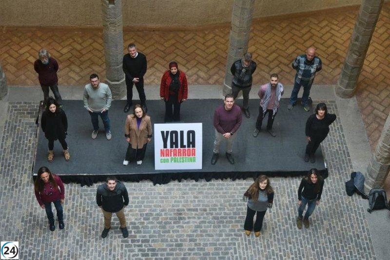 Plataforma 'Yala, Nafarroa con Palestina': Unión de organizaciones progresistas en favor de la solidaridad palestina.