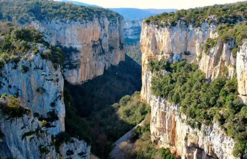 La Foz de Lumbier en otoño